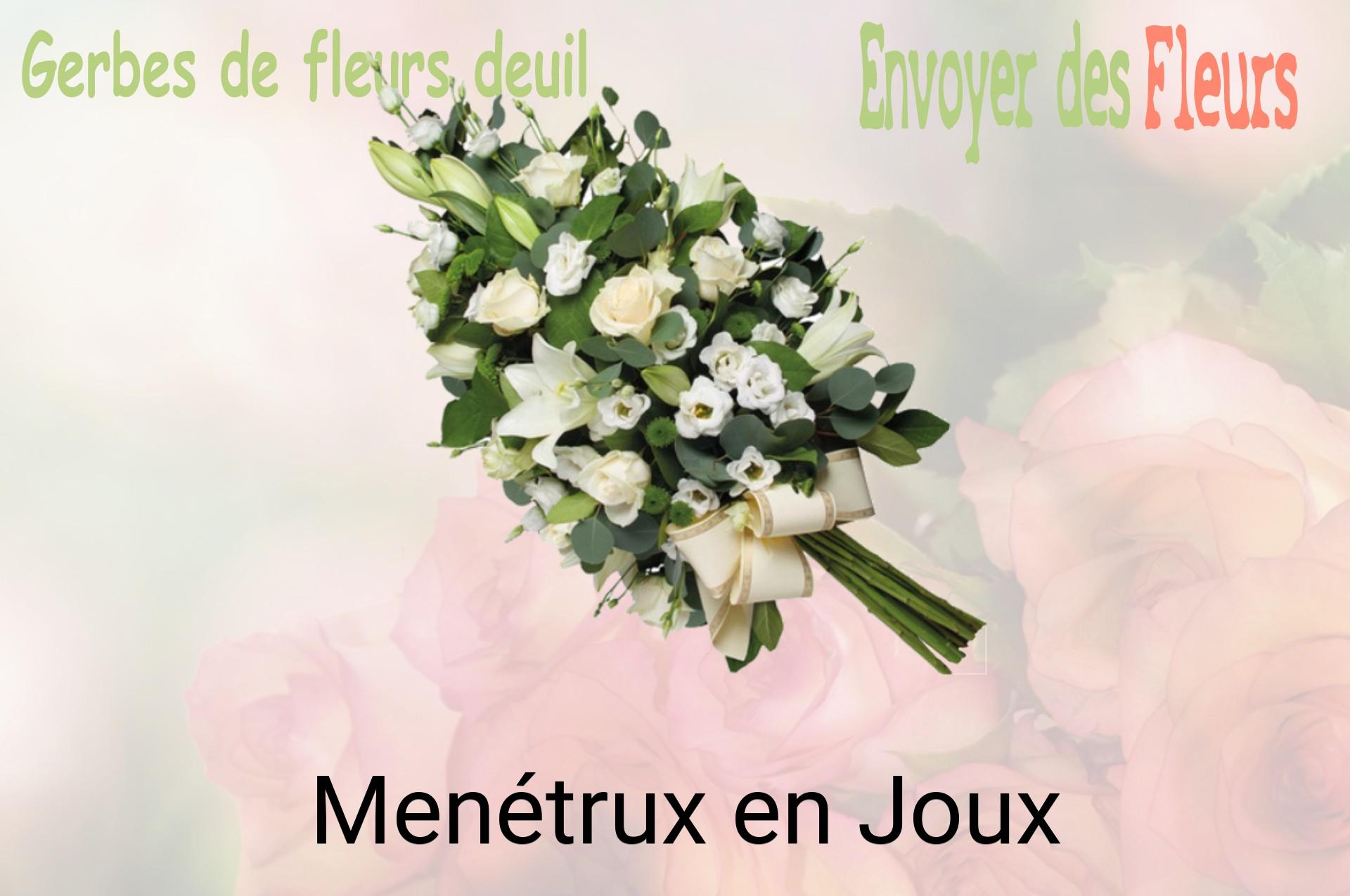 Gerbe de fleurs de deuil livrée à Menétrux-en-Joux